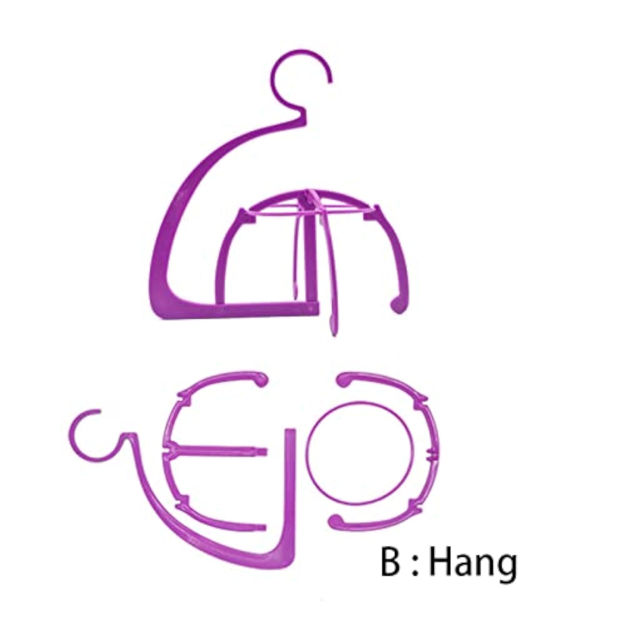 Wig Stand for Women, Foldable Wig Holder