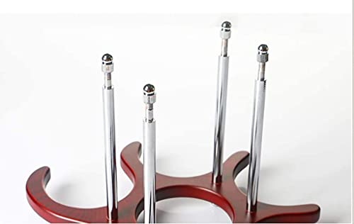 Porte-vin de bureau stable FANDIAO - Support étagère sécurisé - 4