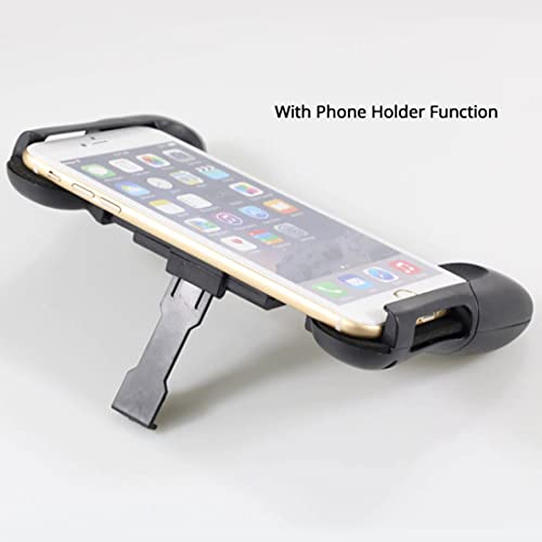 Portable 4.5-6.5 Inch Mobile Phone Support Game Controller Joystick Grip Game Holder Handle With Bracket (Black Type 02) #TOP7