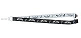 Pro Specialties Group NBA San Antonio Spurs Two-Tone Lanyard, 18-inches, Grey