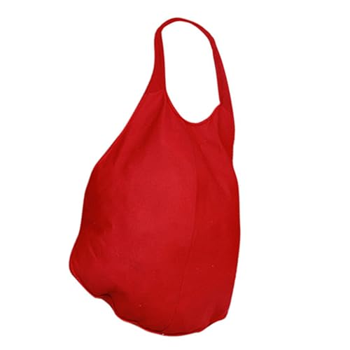 Vientre Falso Navideño, Vientre Acolchado Ajustable y Liviano para Hombres y Mujeres, Accesorio de Disfraz Resistente Hecho a Mano, Adecuado para Fiestas, Desfiles, Promociones