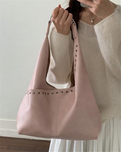 Bolso Tote Vintage para Mujer de Cuero Vegano con Capacidad Grande miniatura 3