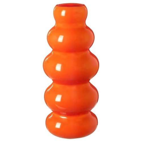 Amazon.co.jp: IKEA イケア 花瓶 オレンジ 26cm m00583719 KALLARHALS
