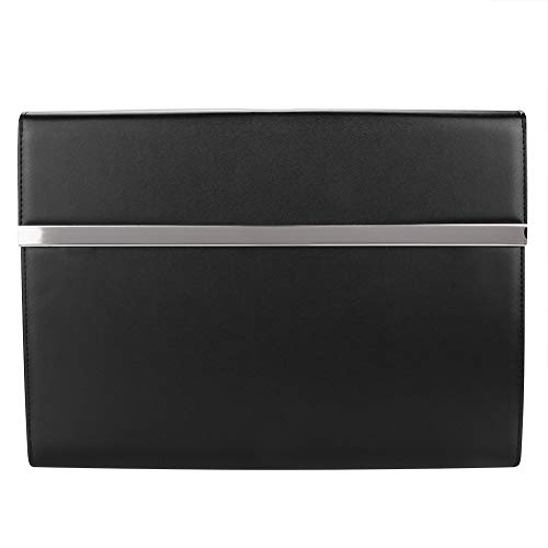 Jerliflyer Document Bag, Briefcase File Brief Portable Durable Pu Business Case Document Bag Briefcase File Brief Business Gift