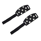 Calzado antideslizante para zapatos con pinzas de hielo para correr, senderismo, pesca en hielo