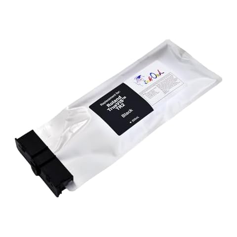 InkOwl Compatible Ink Cartridge Replacement for Roland TrueVIS TR2 Printers TR2-BK (500mL, Black) for SG-300/540, SG2-300/540/640, SG3-300/540, VG-540/640, VG2-540/640, VG3-540/640 Cover