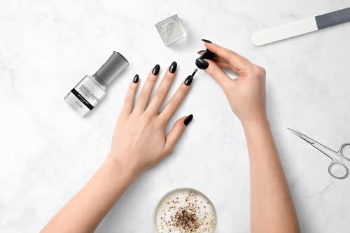 Lechat - Perfect Match Gel Polish - Black Velvet -Black With Cream Finish - (0.5 Ounce) - Easy Application - Soak Off Formula #TOP5