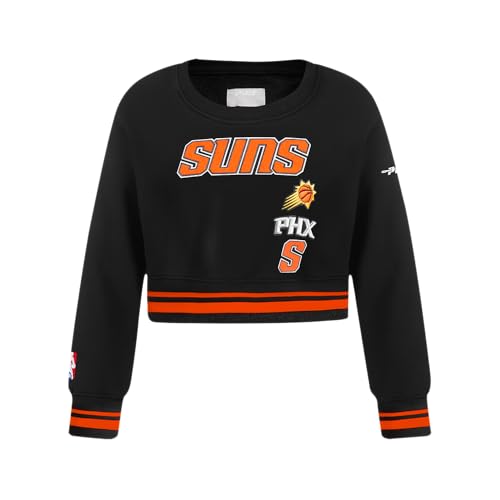 Image of Pro Standard Big Girls NBA Retro Classics Fleece Crewneck Sweatshirt