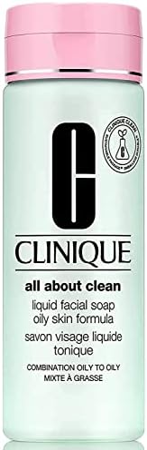 Clinique All about Clean Liquid Facial Soap Oily Skin, 6.7 Ounce