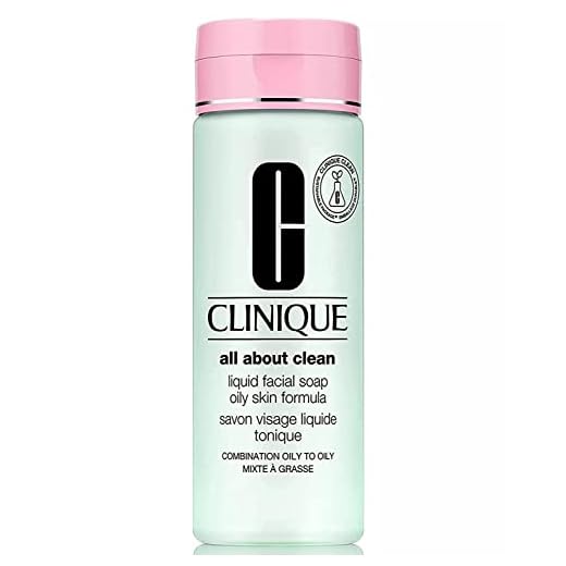 Clinique All about Clean Liquid Facial Soap Oily Skin, 6.7 Ounce