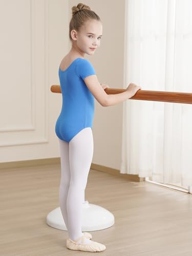 Image of WEGETIT Ballet Leotards for Girls Toddler Dance Leotard with Skirt Kids Gymnastics Outfits Ballet Dance Tutu Dress