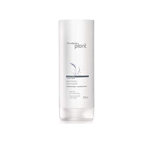 Linha Plant (Liso e Solto) Natura - Condicionador Para Todos Tipos de Cabelos Lisos 300 Ml - (Natura Plant (Straight And Loose) Collection - All Straight Hair Types Conditioner 10.14 Fl Oz)