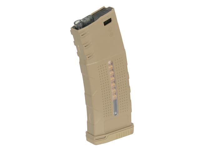 Battle Axe Pack 2 cargadores Mid-Cap Airsoft Tipo M4 M16 HK416 AR15 130 BBS Tan