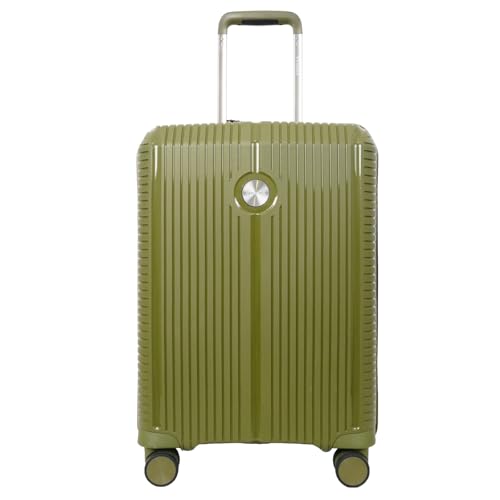 Image of Verage Rome Luggage Set Suitcase,Hardside Lightweight Durable Suitcase with Spinner Wheels, Moss green, Carry-On 20-Inch (Standard), Hardside Expandable Carry on Luggage With Spinner Wheels