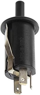 Frigidaire Black Push Button 1-way Manual Electronic Switch, 2 Pin, OEM Part 318394803