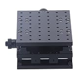 RENDIMIENTO ESTABLE: la mesa deslizante de los ejes XY tiene una estructura estable, un rendimiento excelente y una larga vida útil