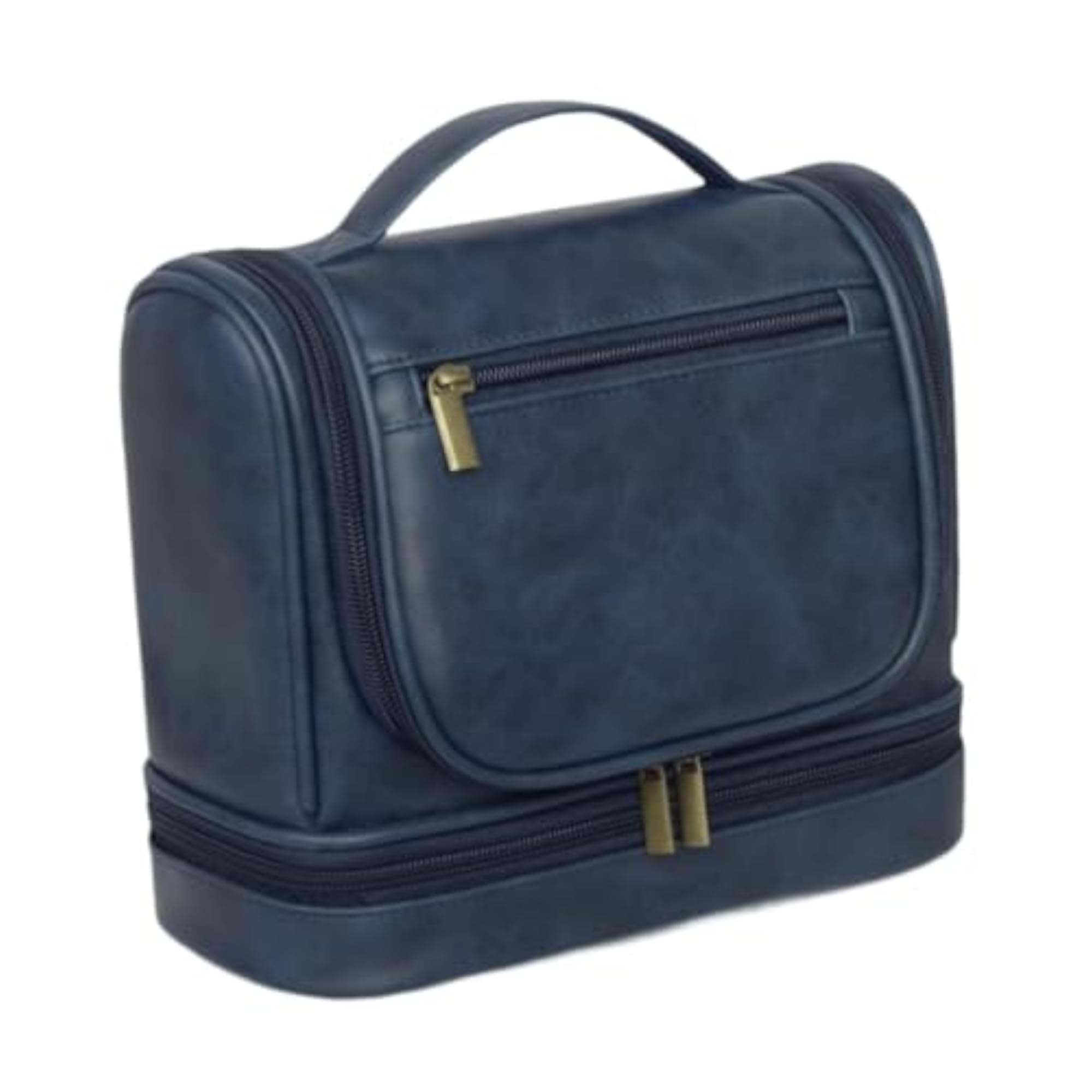Travel Toiletry Bag with Hanging Hook, Dark Blue