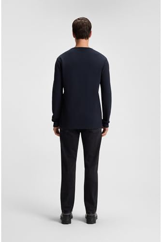 Boss Para Hombre. 50520725 Jersey Tempesto Marino (S), Casual, AlgodóN - 4