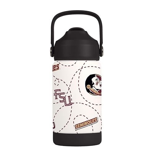 Image of Logo Brands NCAA Mascot Stainless-Steel Kids Bottle -Soft Silicone Mouthpiece, Easy To Carry, Kid-Friendly Design- Great For School & On-The-Go