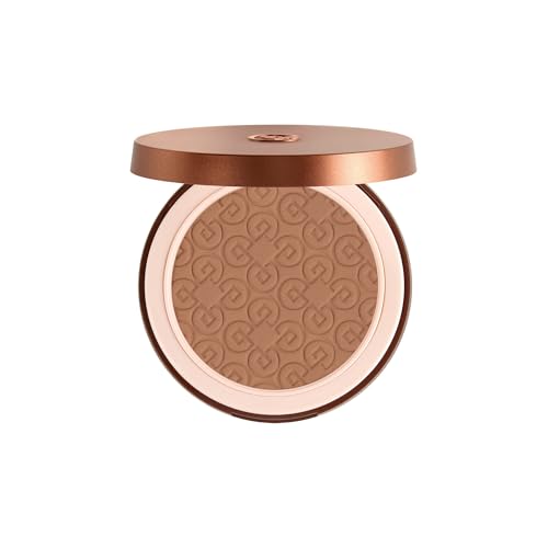 Collistar Magica Terra Bronzing Powder - Polvo bronceador compacto para el rostro, acabado mate o brillante, opacidad acumulativa, larga duración, recargable, 3,3 taormina, 9 g