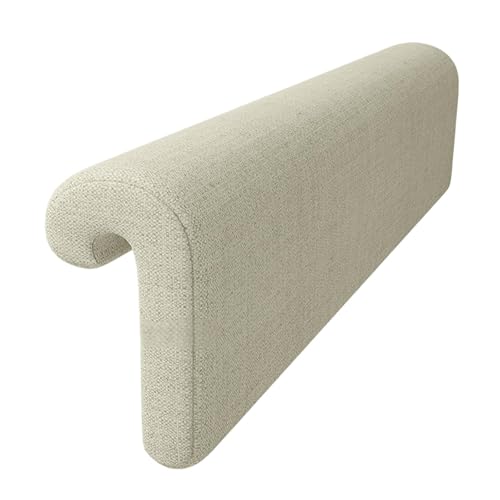 Image of Bed Hanging Headboard Pillow Modern Bedside Pillow Ergonomic Removable Cover Khaki