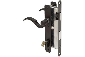 Hoppe Atrium Complete Mortise Lockset in Black