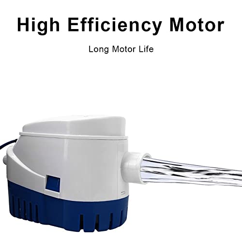 Gboots Water Pump Accessories 1100Gph With Float Switch Automatic Boat Bilge Pump, Auto Submersible Electric Water Pumps Boat Bilge Water Pump #TOP2