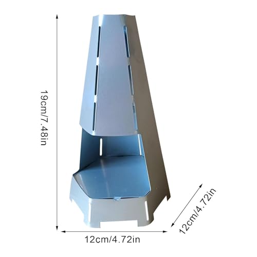 Tea Light Kerzenwärmer aus Metall, winddicht, dekorativer Heizstrahler für den Innenbereich, für Garten, Zimmer, Camping, Outdoor, Verwendung im Garten, Camping, Schlafzimmer, Wohnzimmer Co-5