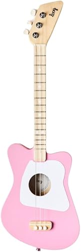 Vista 26 de Loog - Guitarra acústica de 3 cuerdas para principiantes, con aplicación y lecciones en video incluidas (español no garantizado), color verde