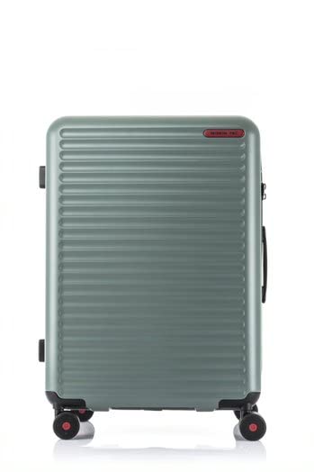 Samsonite Polycarbonate 8 Spinner Wheels Suitcase TOIIS C 75 cms Hardsided Large Check-in Luggage/Trolley Bag, Slate Green