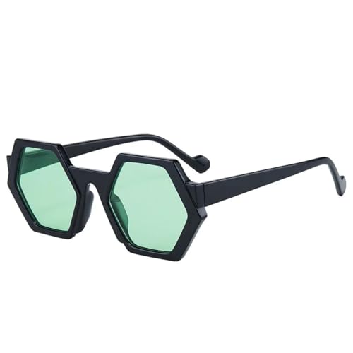 Lunettes de soleil vintage polygone rétro pour hommes et femmes