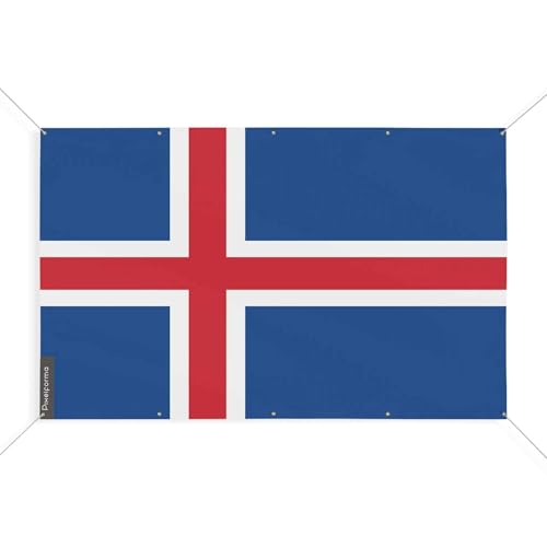 Drapeau Islande taille S idéal pour supporter et décorer