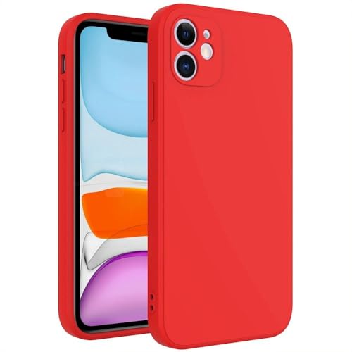 ULXITEYU Soft TPU Slim Case for iPhone 11 Lightweight Snug Fit Drop-Resistant Shock-Absorbent Scratch-Resistant Red