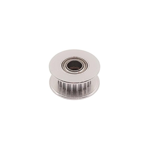 Image of WINSINN GT2 Idler Pulley 20 Teeth 5mm Bore 6mm Width Timing Pulley Wheel Aluminum for 3D Printer (Pack of 5Pcs)