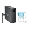 Waterdrop X16 Tankless Reverse Osmosis System, NSF/ANSI 58&372 Certified, 1600 GPD RO Water Filter System, with Waterdrop 200-Gallon Long-Life Water Filter Pitcher, 7-Cup, Blue