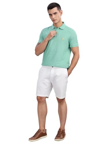 Image of Tommy Hilfiger Solid Regular Fit Cotton Polo T-Shirt