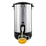 20L Commercial Water Boiler, Electric Hot Water Dispenser with Spigot, Hot Water Urn Pot, Hot Water Machine for Coffee Shops Milk Tea Shops Restaurants