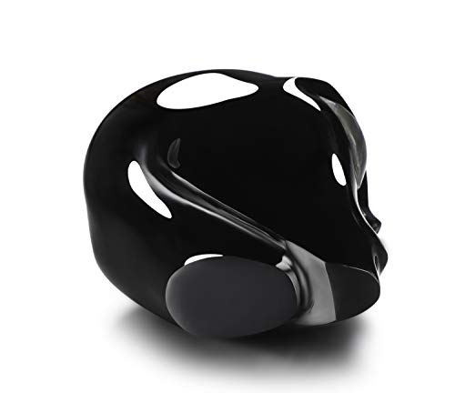 Skullis 2.0" Black Obsidian Star Being Female Alien Crystal Skull Companion With Labradorite Eyes, Hand Carved Gemstone Fine Art Sculpture, Reiki Healing Stone Statue #TOP4