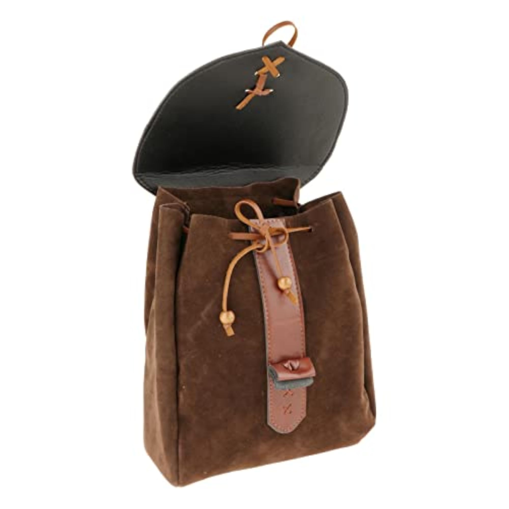 Retro Pouch Bag Style Backpack with Pockets