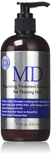 Image of MD Revitalizing Shampoo & Conditioner Bundle – Advanced Solutiton for Thinning Hair | Support Hair Growth, Reduces Hair Fall, Strengthens & Nourishes Scalp | For Men & Women