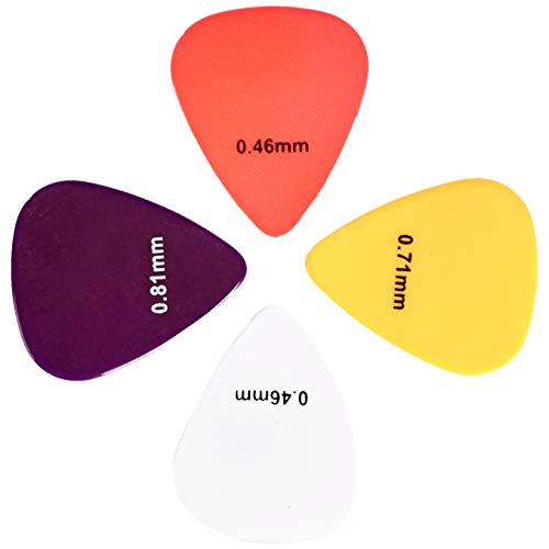 Amazon Basics Lot de 10 médiators pour guitare en celluloïd Couleurs unies - Les Beatles, Paul McCartney, John Lennon, RIngo Starr, George Harrison Amazon Basics Lot de 10 médiators pour guitare en celluloïd Couleurs unies – Image 3