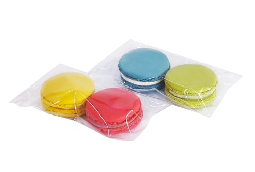 Image of Wowfit 200 CT 3x5 inches Clear Cello Cellophane Plastic Bags, Re-Sealable Self-Sealing Cello Bags Great for Cookies, Decorative Wrappers, Party Favors, Candy and More (3 x 5 inches)