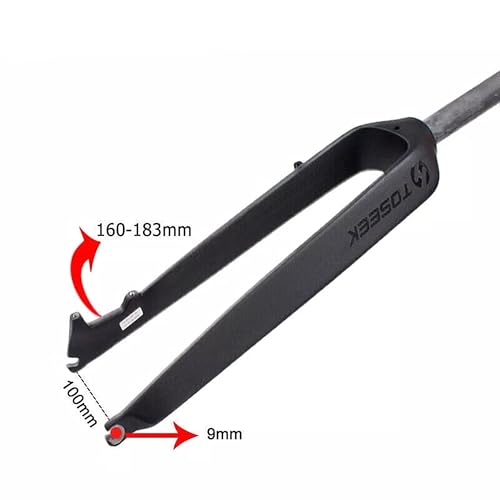 Image of BestParts Full Carbon MTB Front Fork 1-1 /8 inch 26 /27.5 /29 inch Rigid Disc Brake