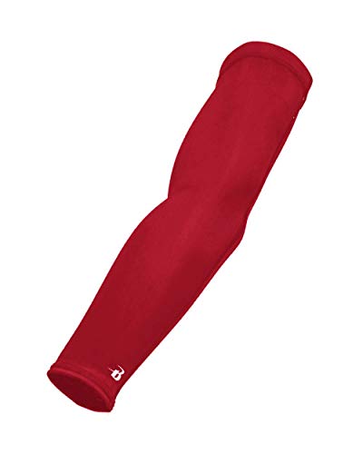 Badger Sport Red Youth Performance Compression Dri-Fit Arm Sleeve All Sports
