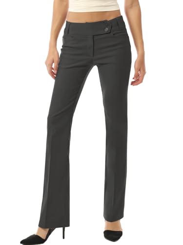 Image of Design by Olivia Women's Dress Pants Bootcut Work Slacks Stretch Office