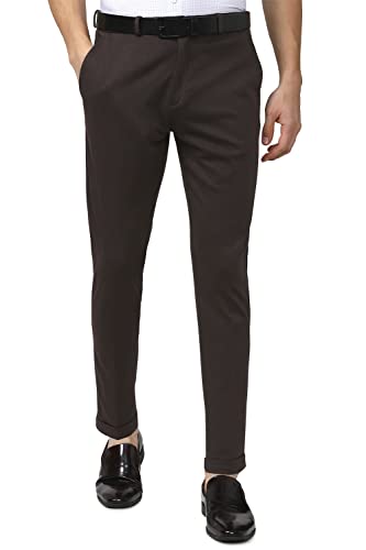Image of Peter England Men's Carrot Fit Work Utility Pants