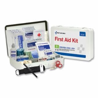 FIRST aid kit　1210 Amazon.com: First Aid Only 91347C 50 Person ANSI 2021 Class B