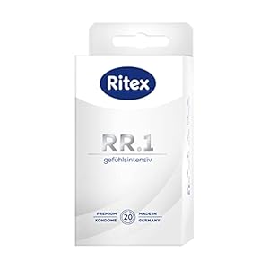Ritex RR.1 Kondome – gefühlsintensiv für besonders intensives Empfinden, 20 Stück, Made in Germany (1er Pack)