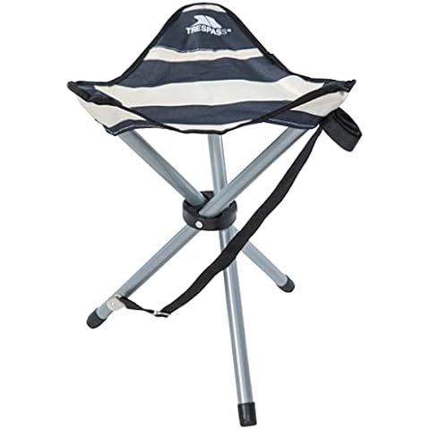 Trespass Navy Stripe Camping Chair, 41 x 31 cm Cover