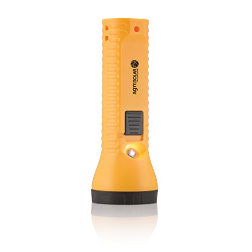 Image of AgniSolar Torch 2: Solar Charging, Sustainable LED Power with Inbuilt Solar Panel, Lithium-Ion Battery, Micro USB Charging for Emergencies, Power Cuts, Camping, Hiking, and Outdoor Adventures